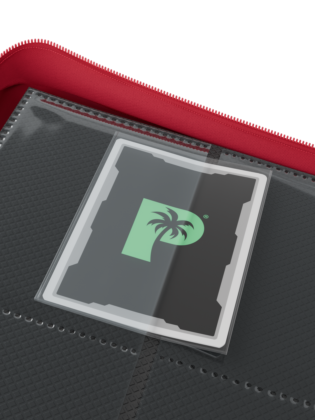Stealth 9 Pocket Zip Binder - Red