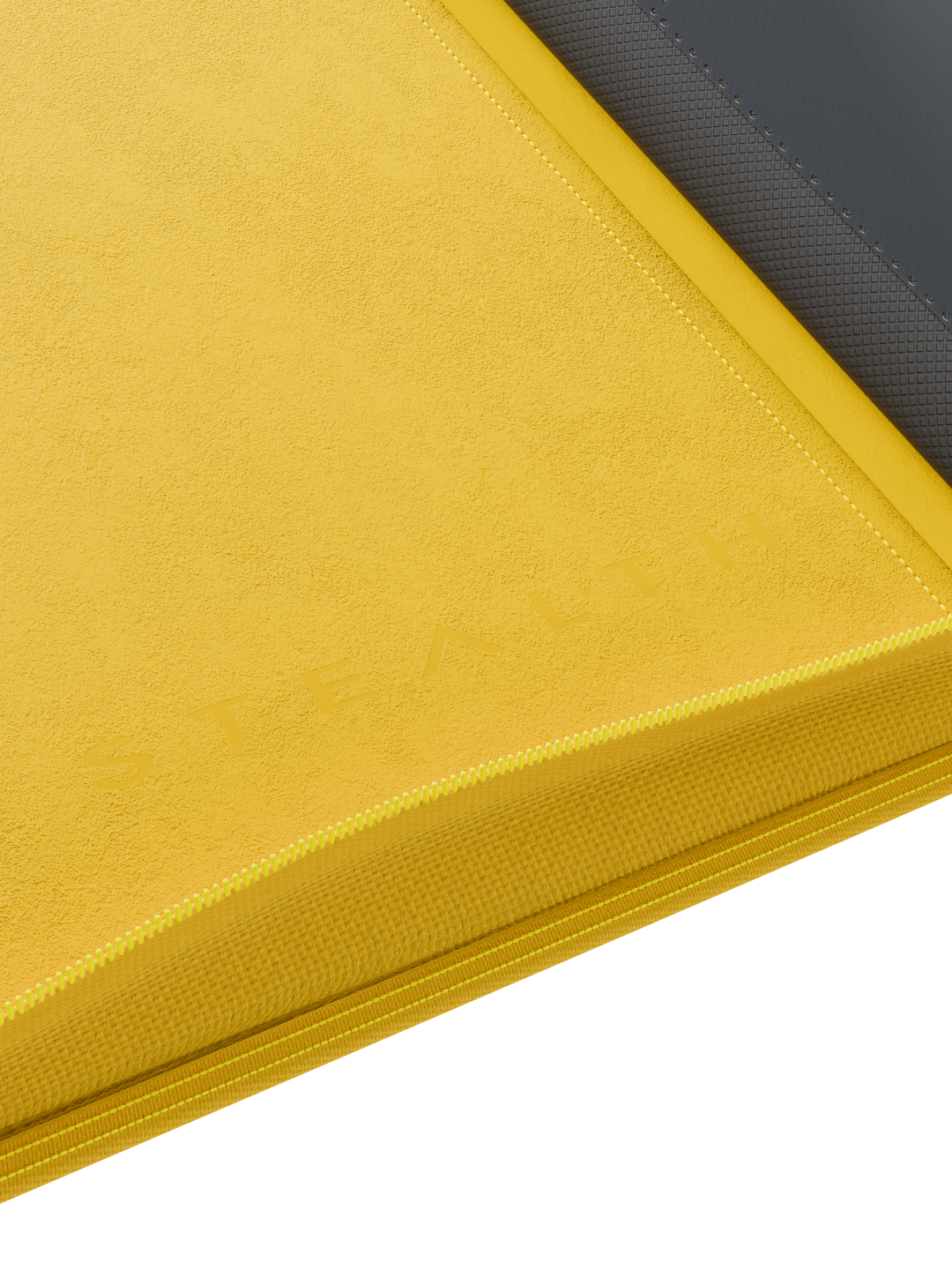 Stealth 9 Pocket Zip Binder - Yellow