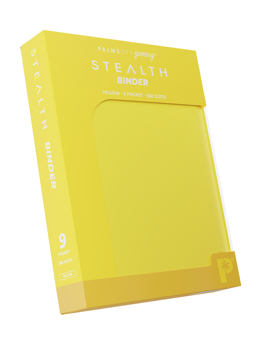 Stealth 9 Pocket Zip Binder - Yellow