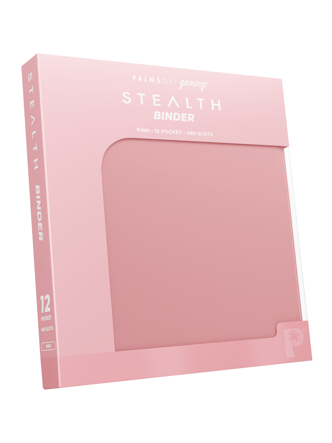 Stealth 12 Pocket Zip Binder - Pink