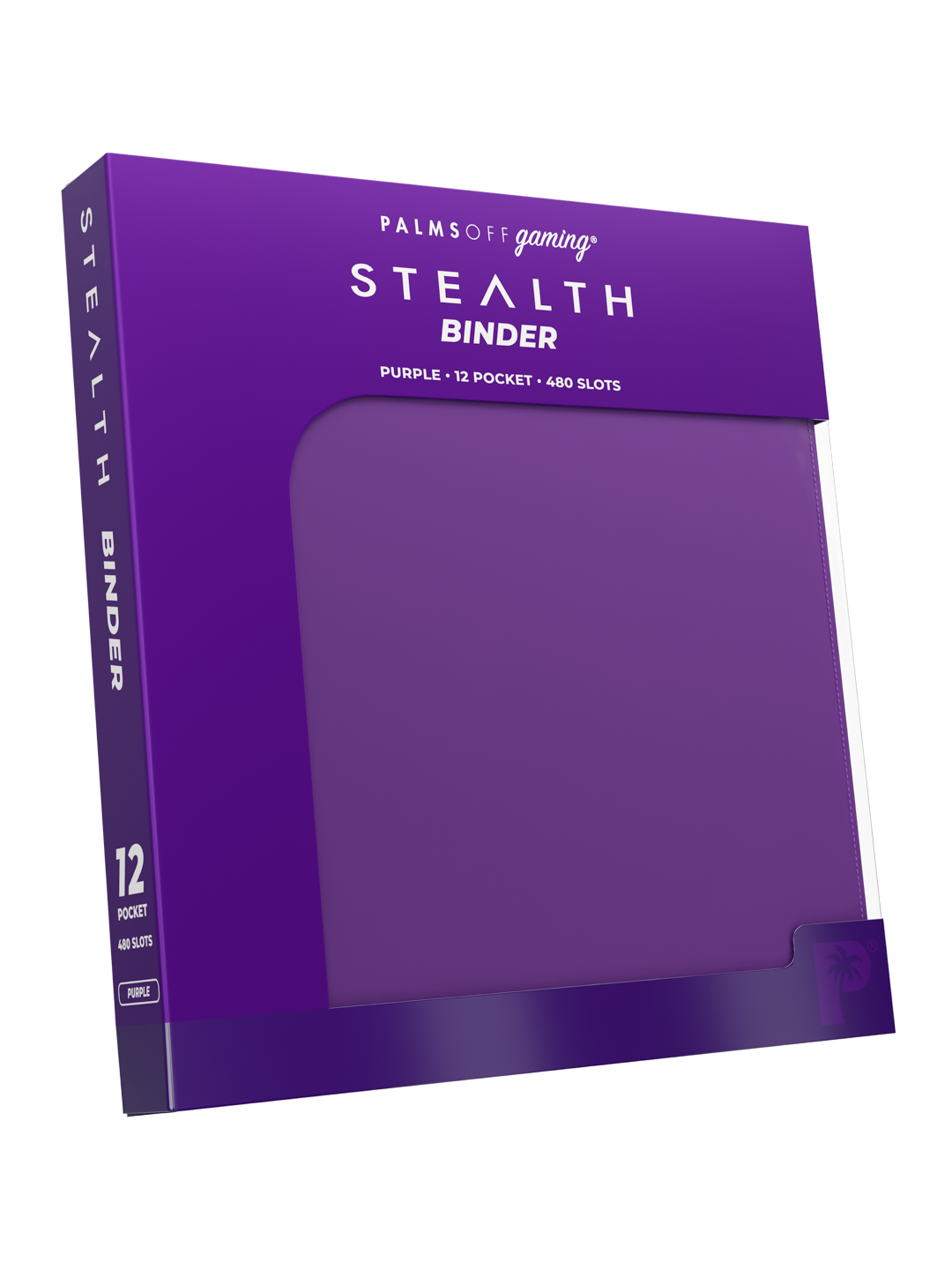 Stealth 12 Pocket Zip Binder - Purple