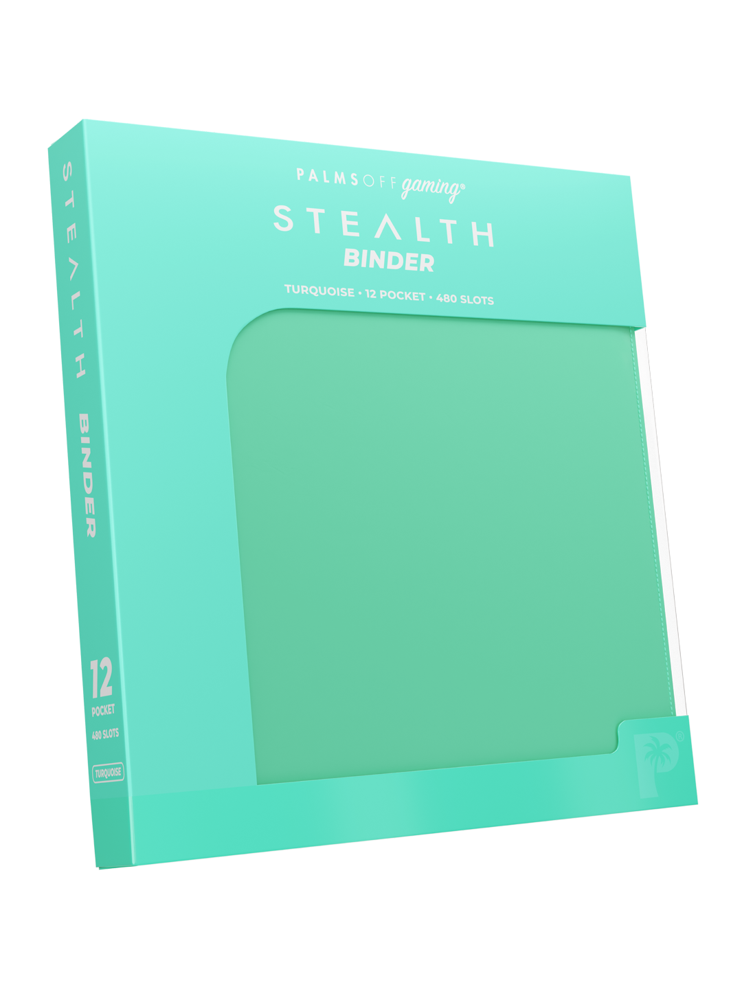 Stealth 12 Pocket Zip Binder - Turquoise