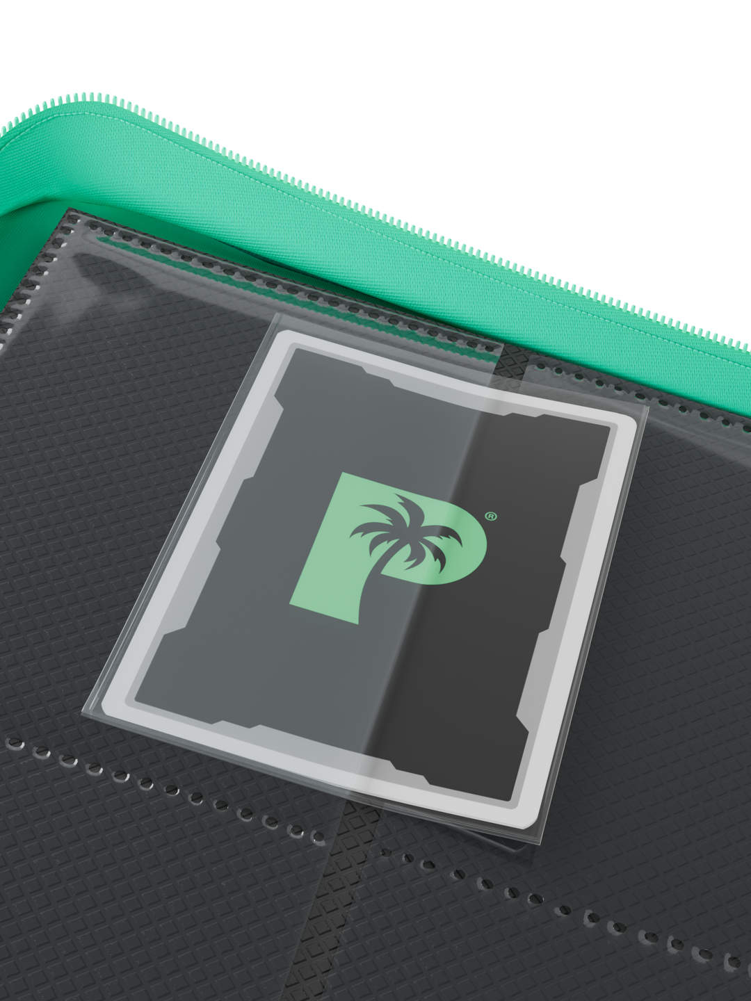 Stealth 12 Pocket Zip Binder - Turquoise