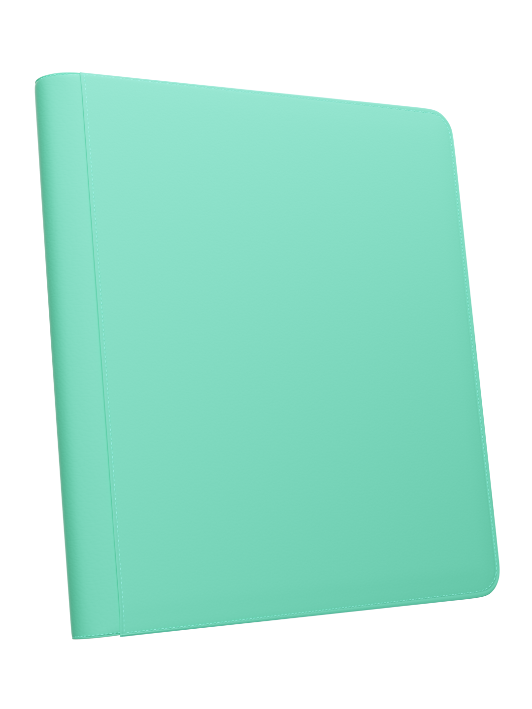 Stealth 12 Pocket Zip Binder - Turquoise