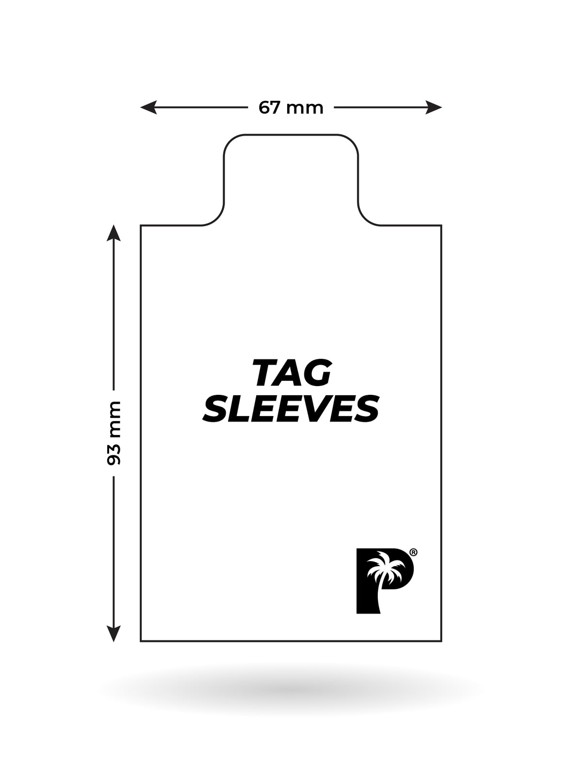 Tag Sleeves - 100pc