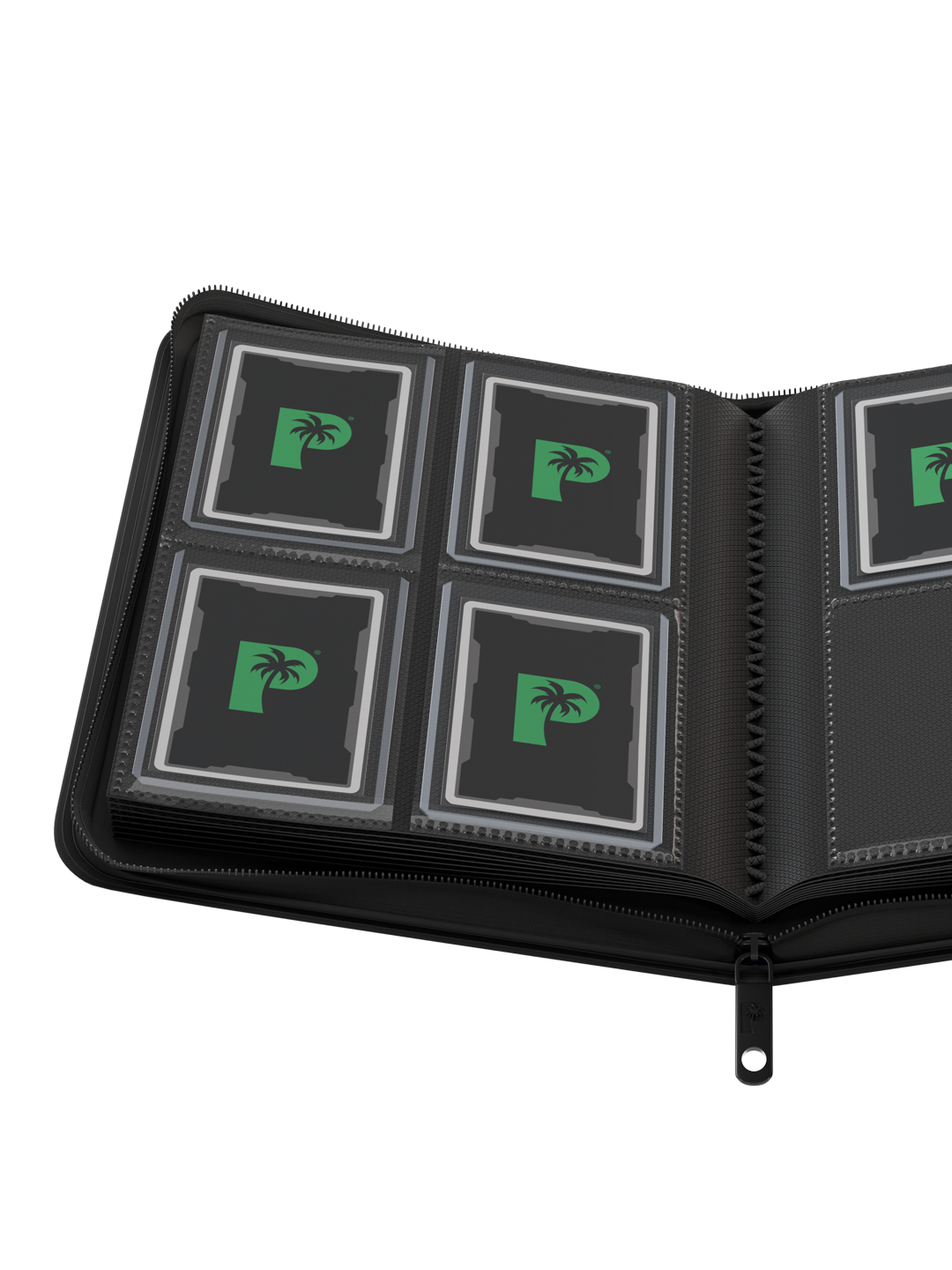 Collector's Series Card Loader Zip Binder - 4 Pocket - Black