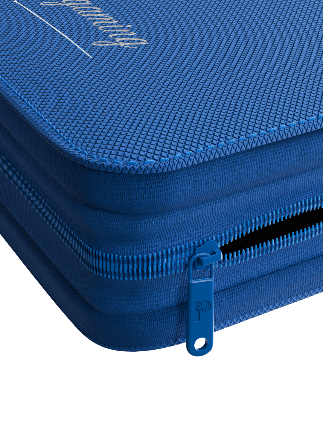 Collector's Series Card Loader Zip Binder - 4 Pocket - Blue