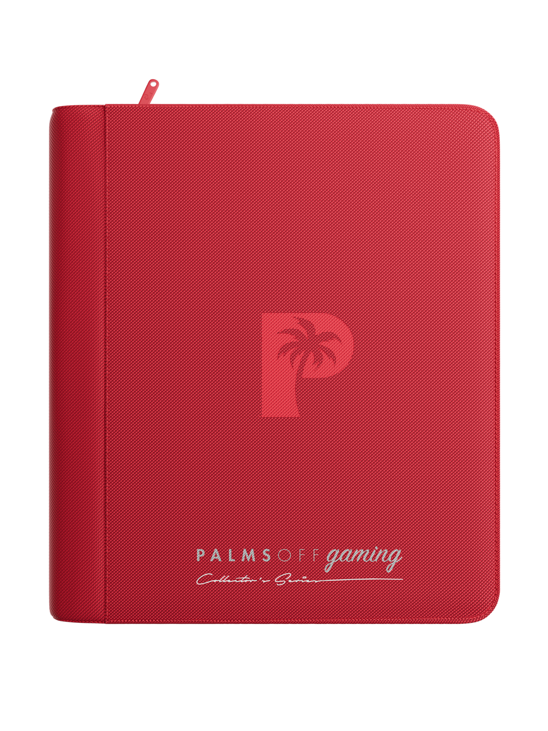 Collector's Series Card Loader Zip Binder - 4 Pocket - Red