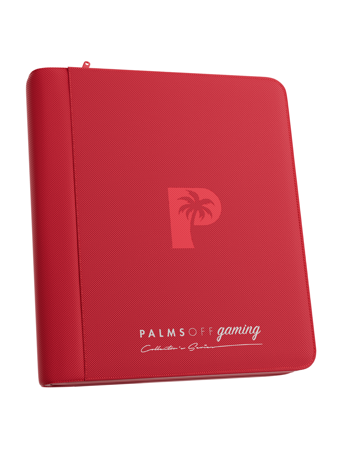 Collector's Series Card Loader Zip Binder - 4 Pocket - Red