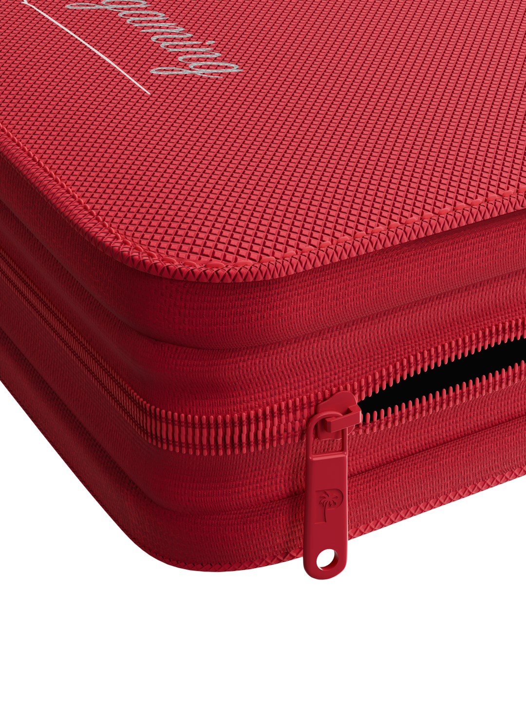 Collector's Series Card Loader Zip Binder - 4 Pocket - Red