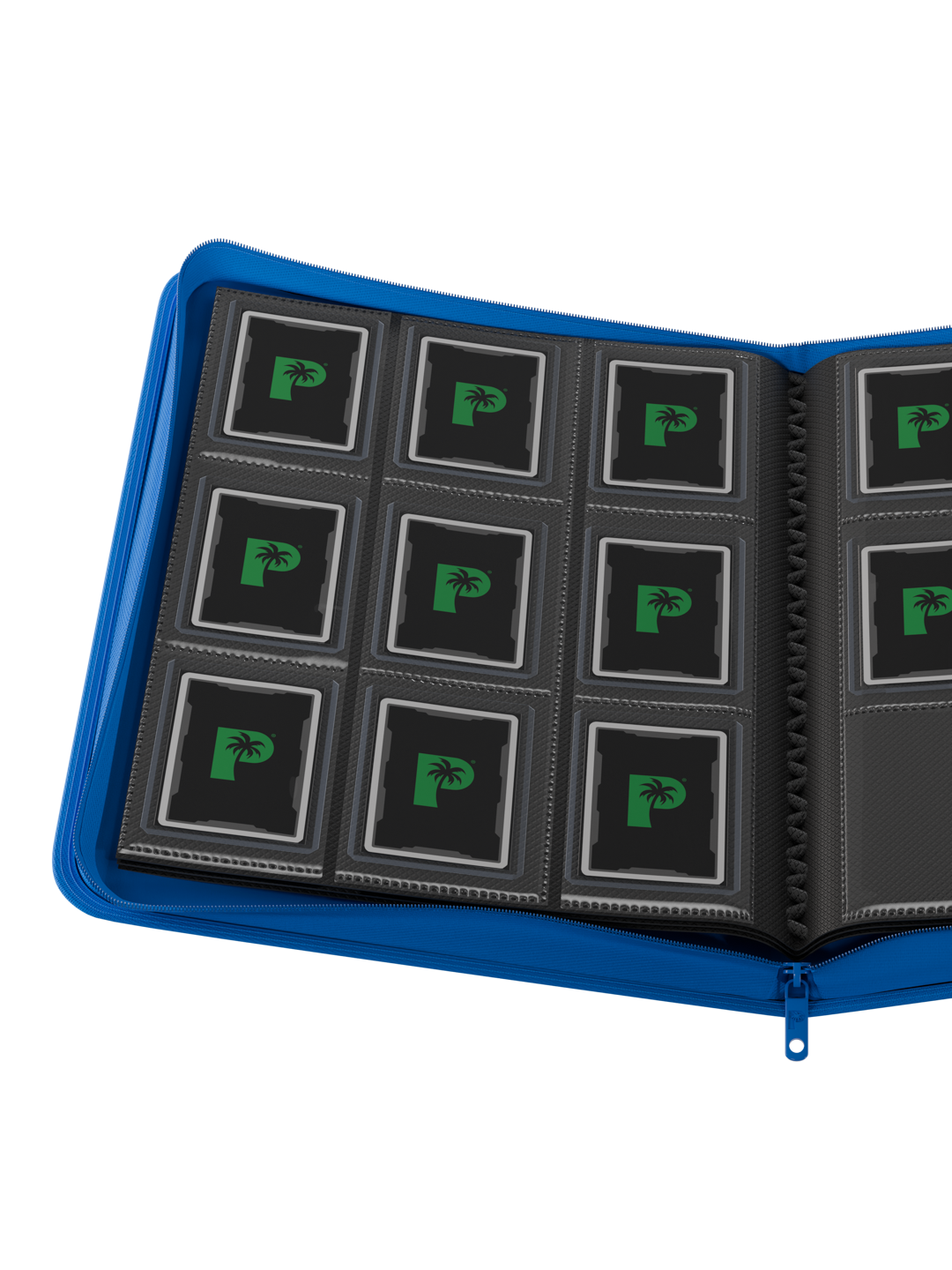 Collector's Series Card Loader Zip Binder - 9 Pocket - Blue