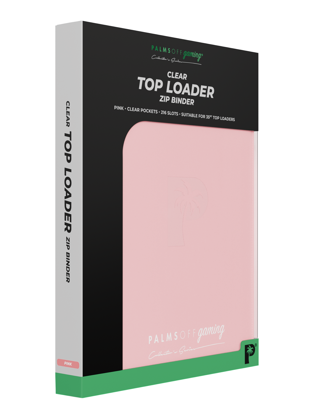Collector's Series Card Loader Zip Binder - 9 Pocket - Pink