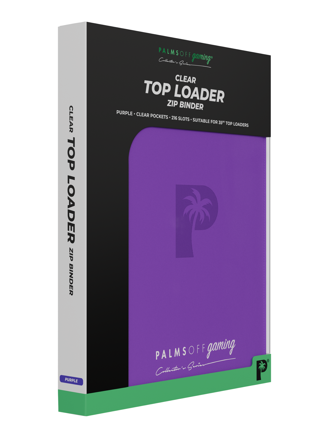 Collector's Series Card Loader Zip Binder - 9 Pocket - Purple
