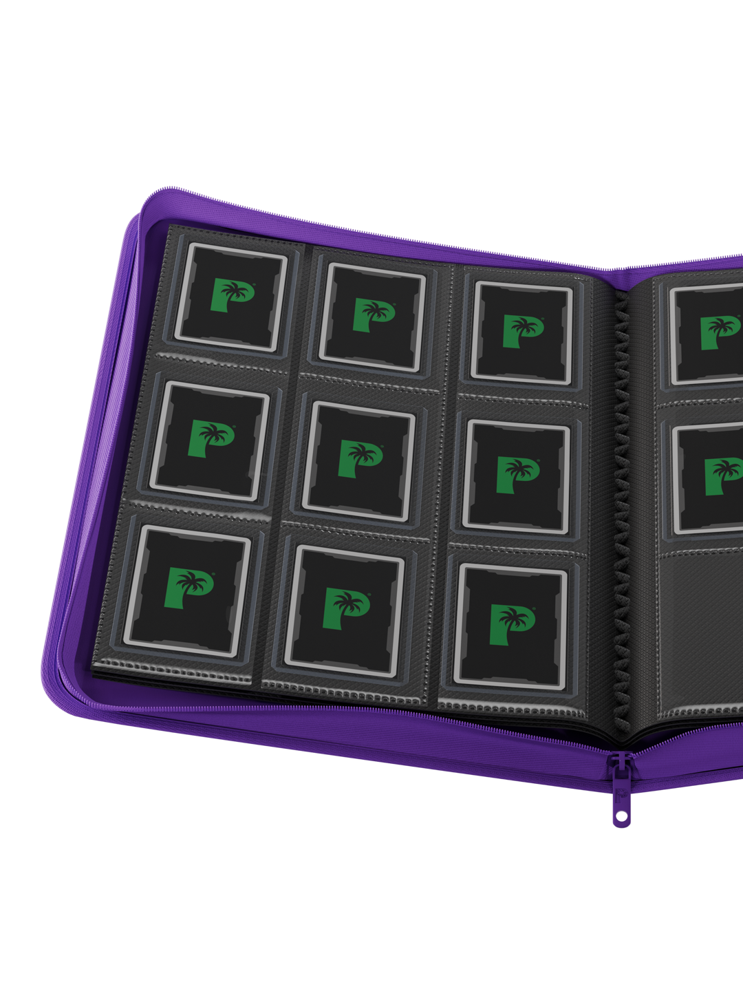 Collector's Series Card Loader Zip Binder - 9 Pocket - Purple