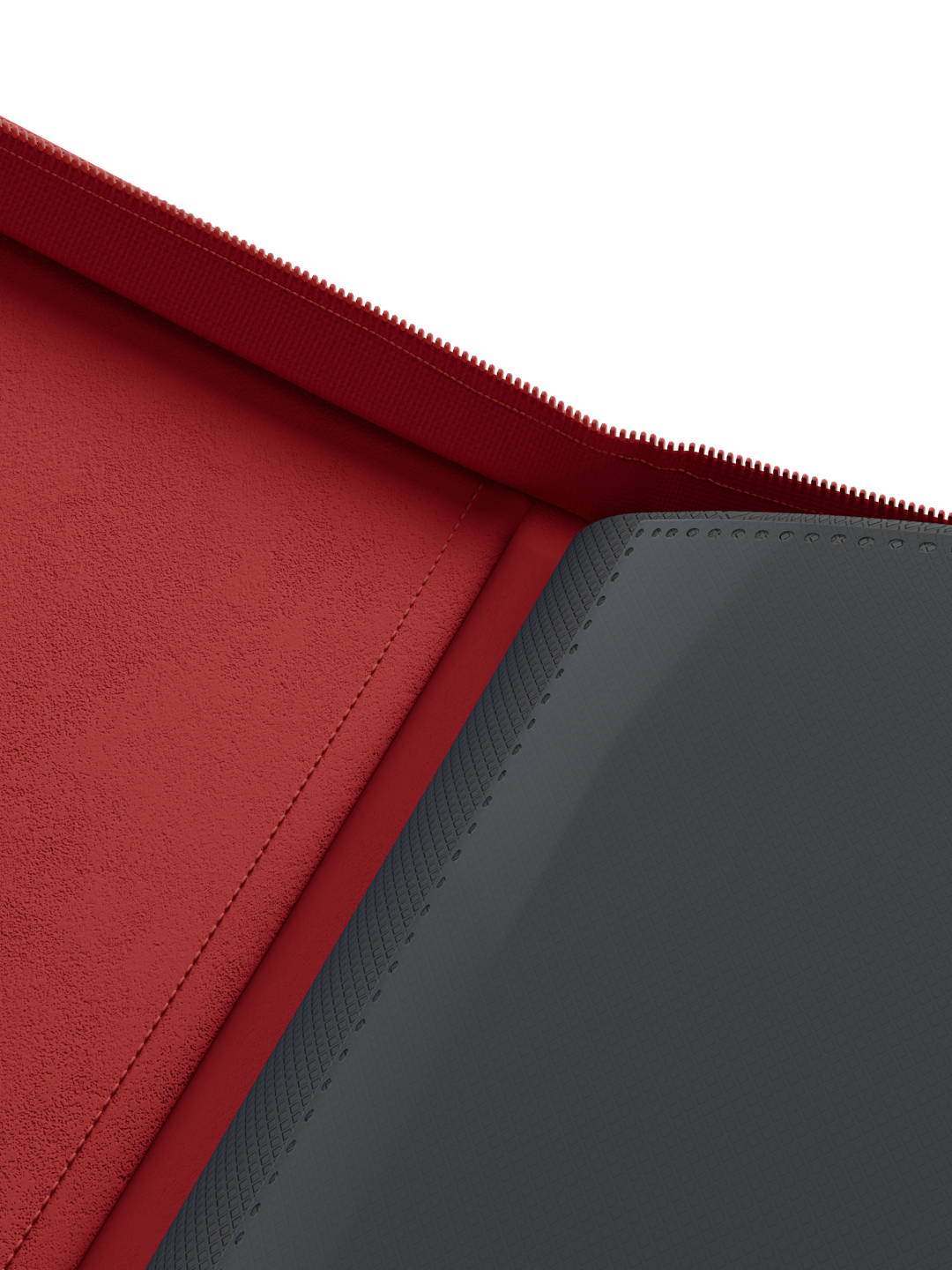 Collector's Series Card Loader Zip Binder - 9 Pocket - Red
