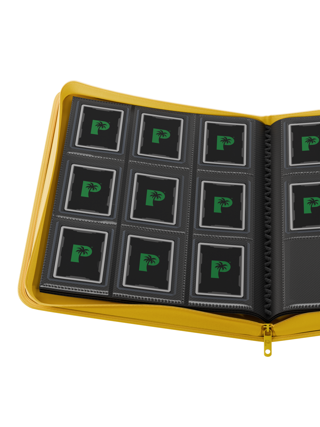 Collector's Series Card Loader Zip Binder - 9 Pocket - Yellow