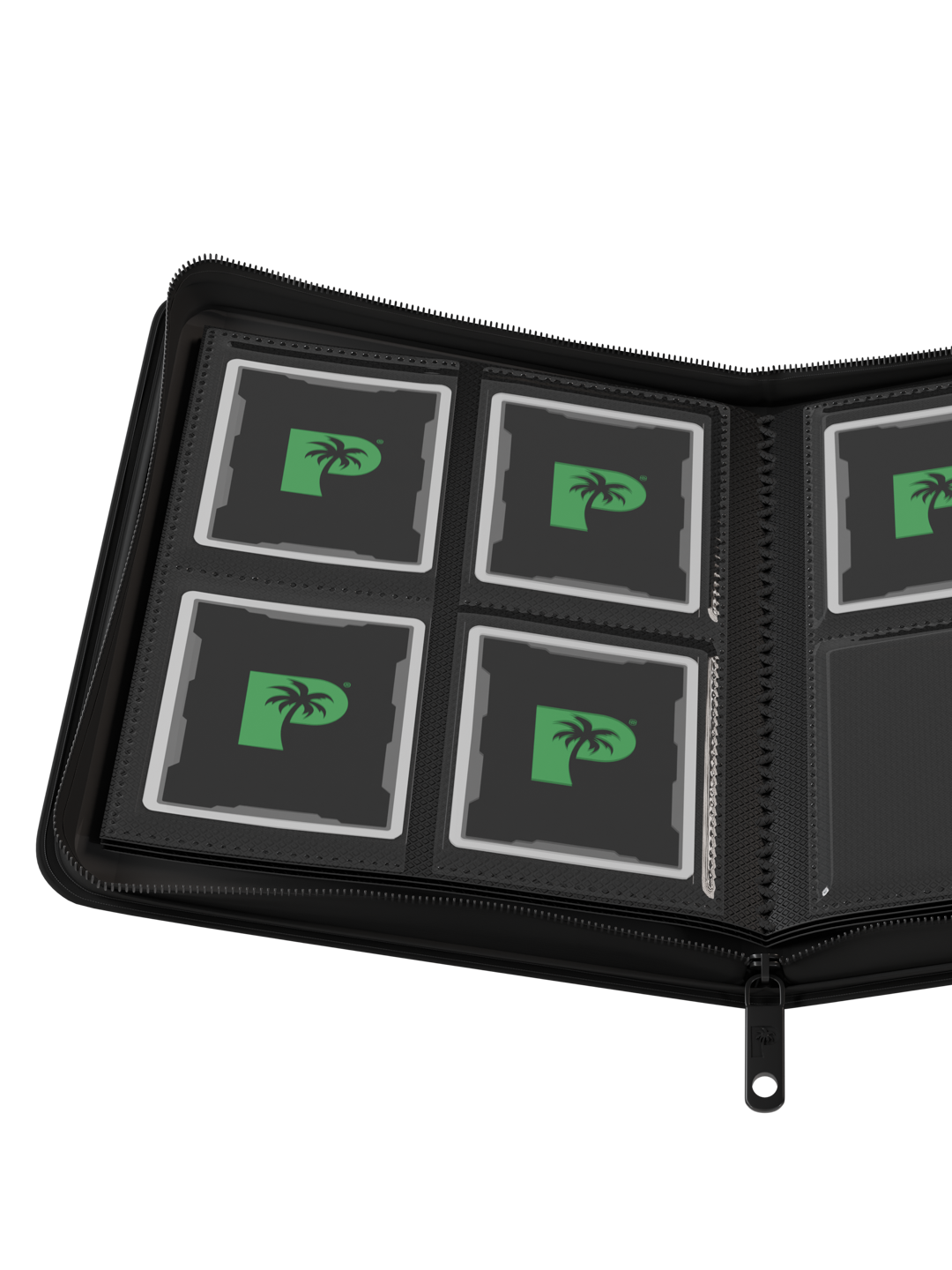 Collector's Series 4 Pocket Zip Binder - Black