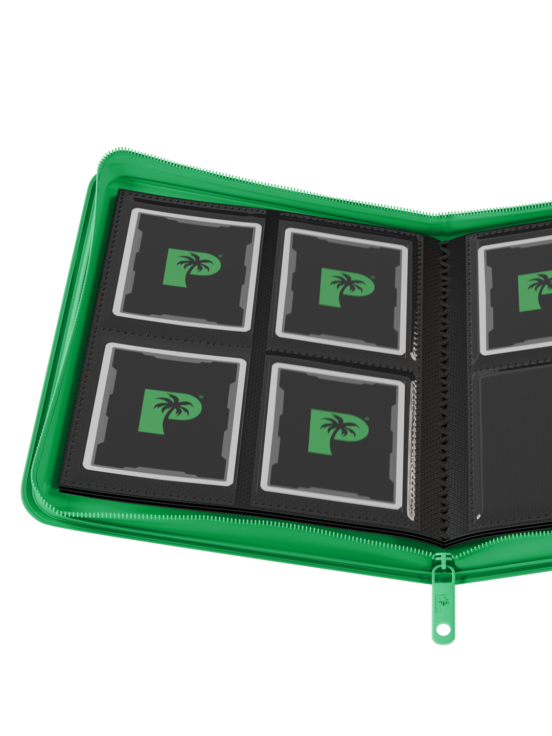 Collector's Series 4 Pocket Zip Binder - Green