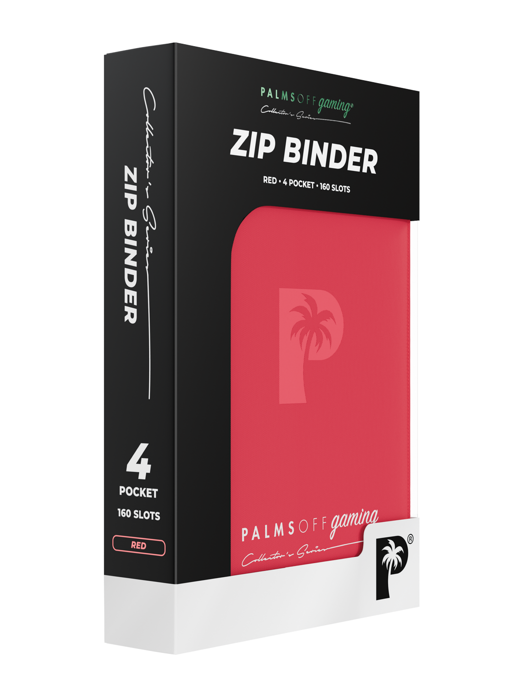 Collector's Series 4 Pocket Zip Binder - Red