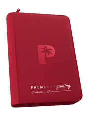 Collector's Series 4 Pocket Zip Binder - Red