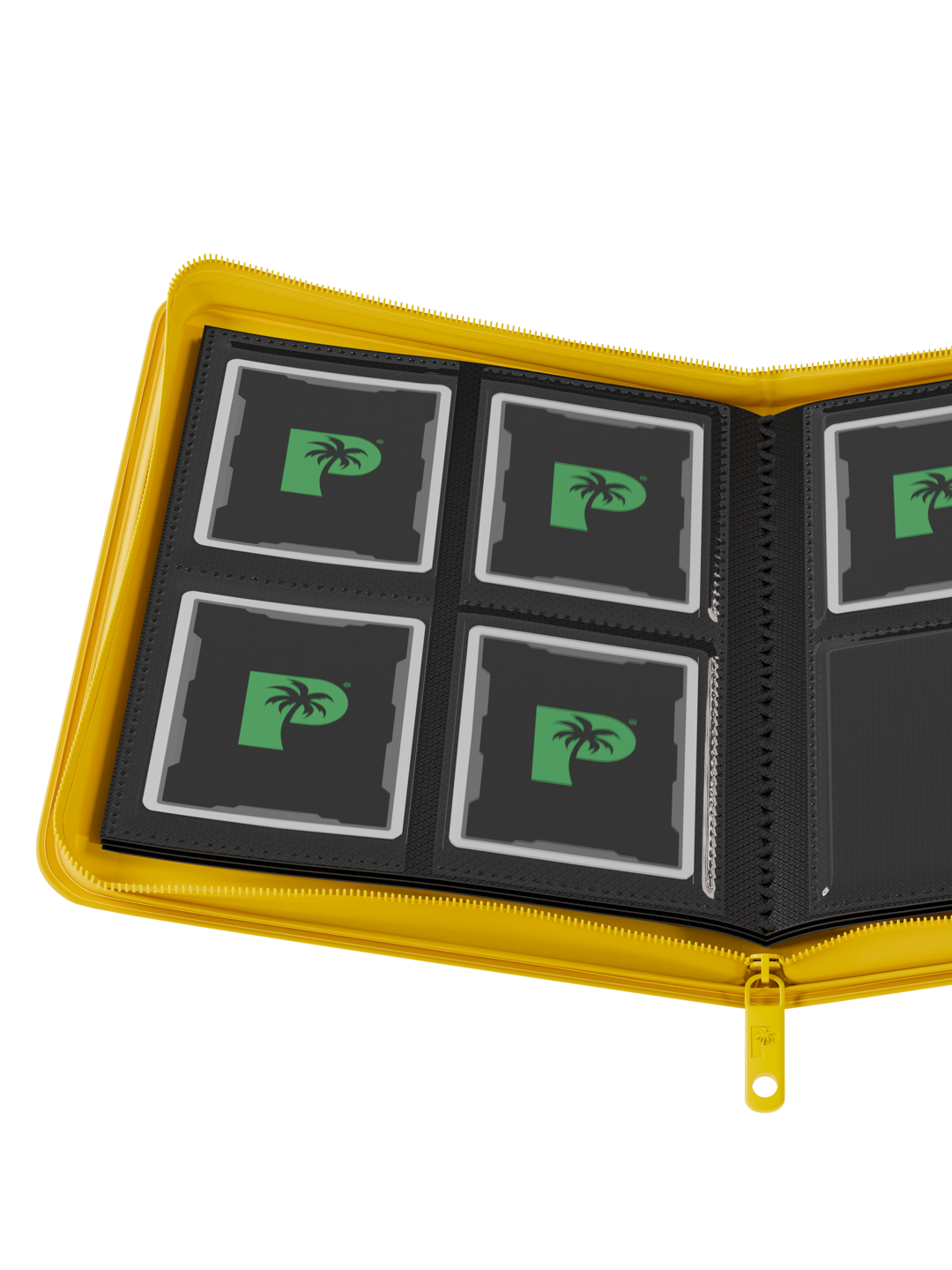 Collector's Series 4 Pocket Zip Binder - Yellow