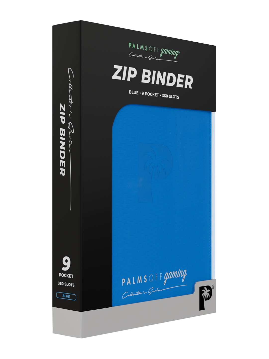 Collector's Series 9 Pocket Zip Binder - Blue