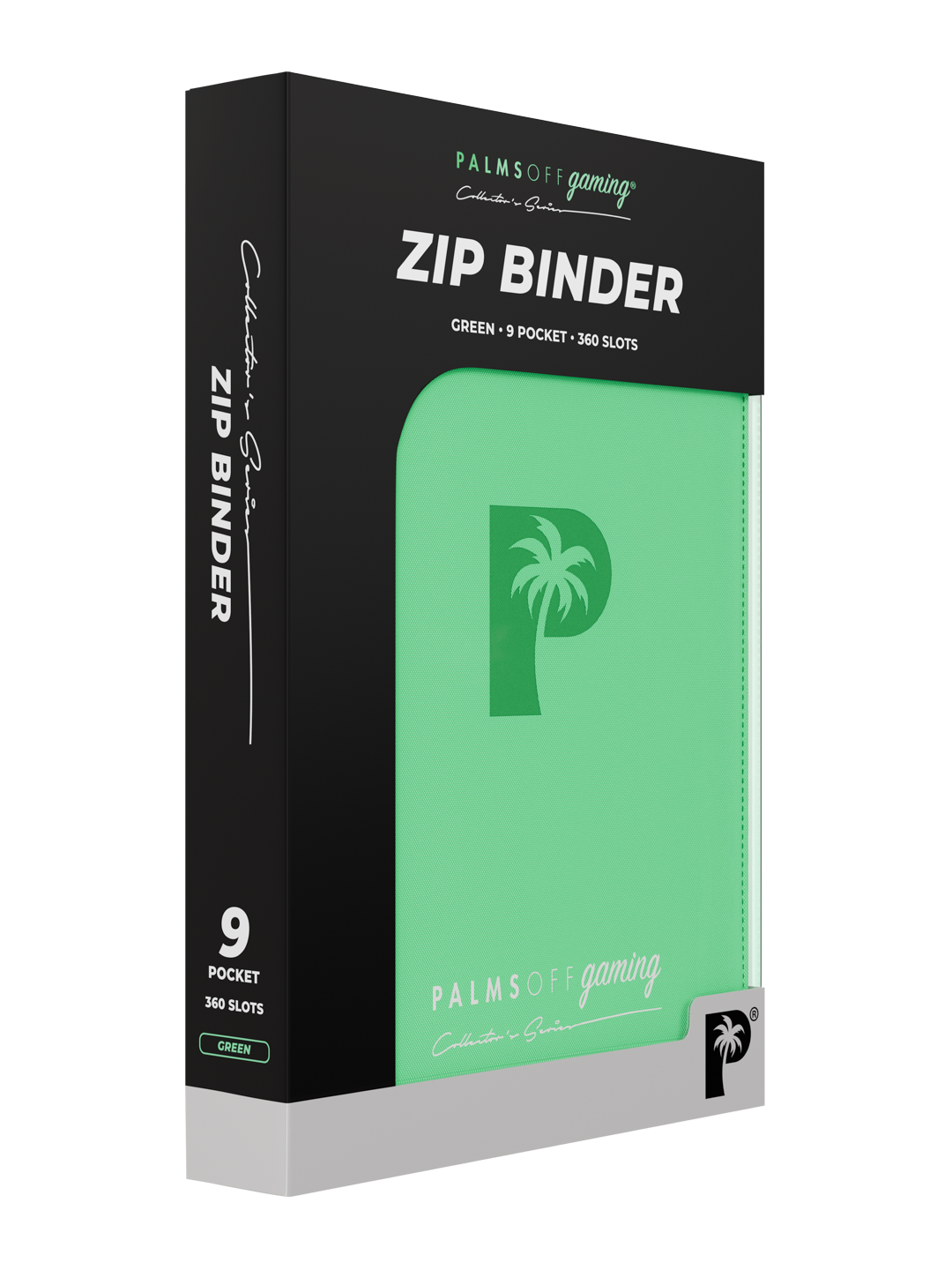 Collector's Series 9 Pocket Zip Binder - Green