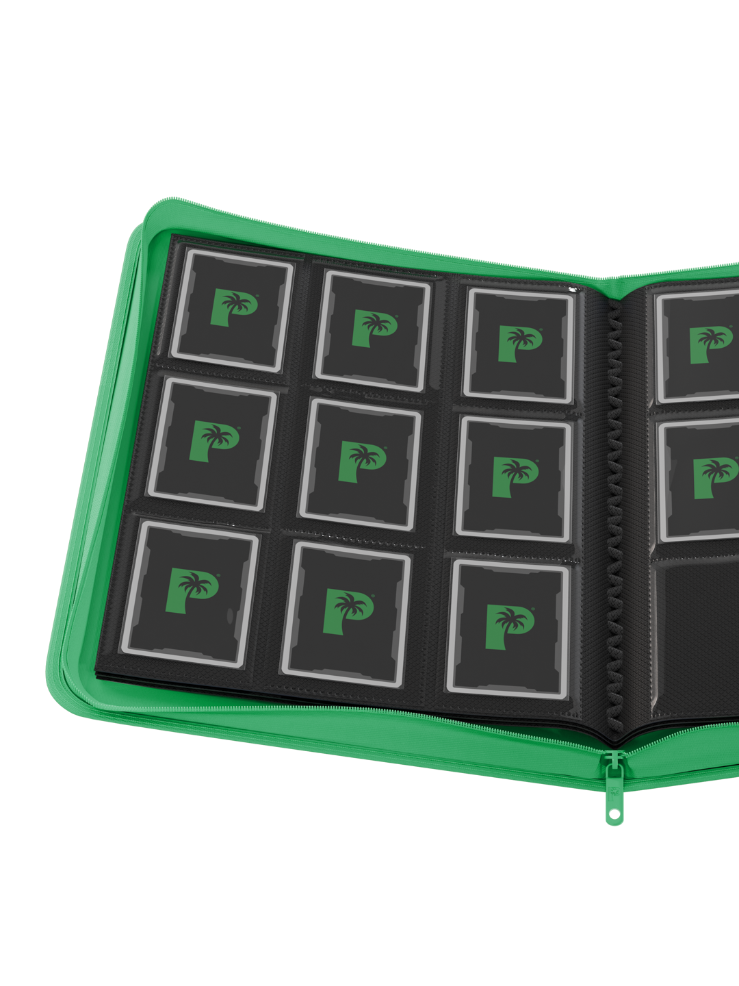 Collector's Series 9 Pocket Zip Binder - Green