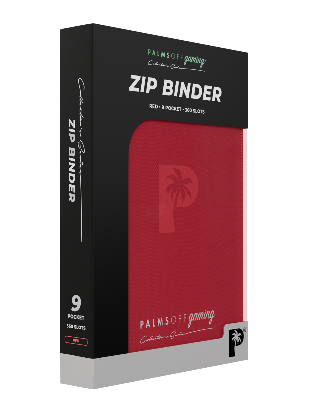 Collector's Series 9 Pocket Zip Binder - Red
