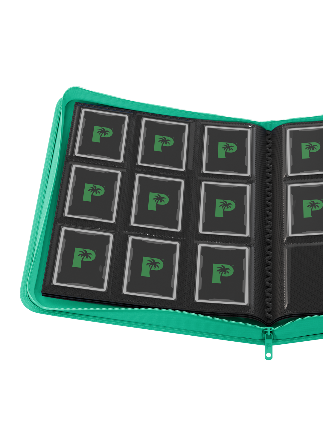 Collector's Series 9 Pocket Zip Binder - Turquoise