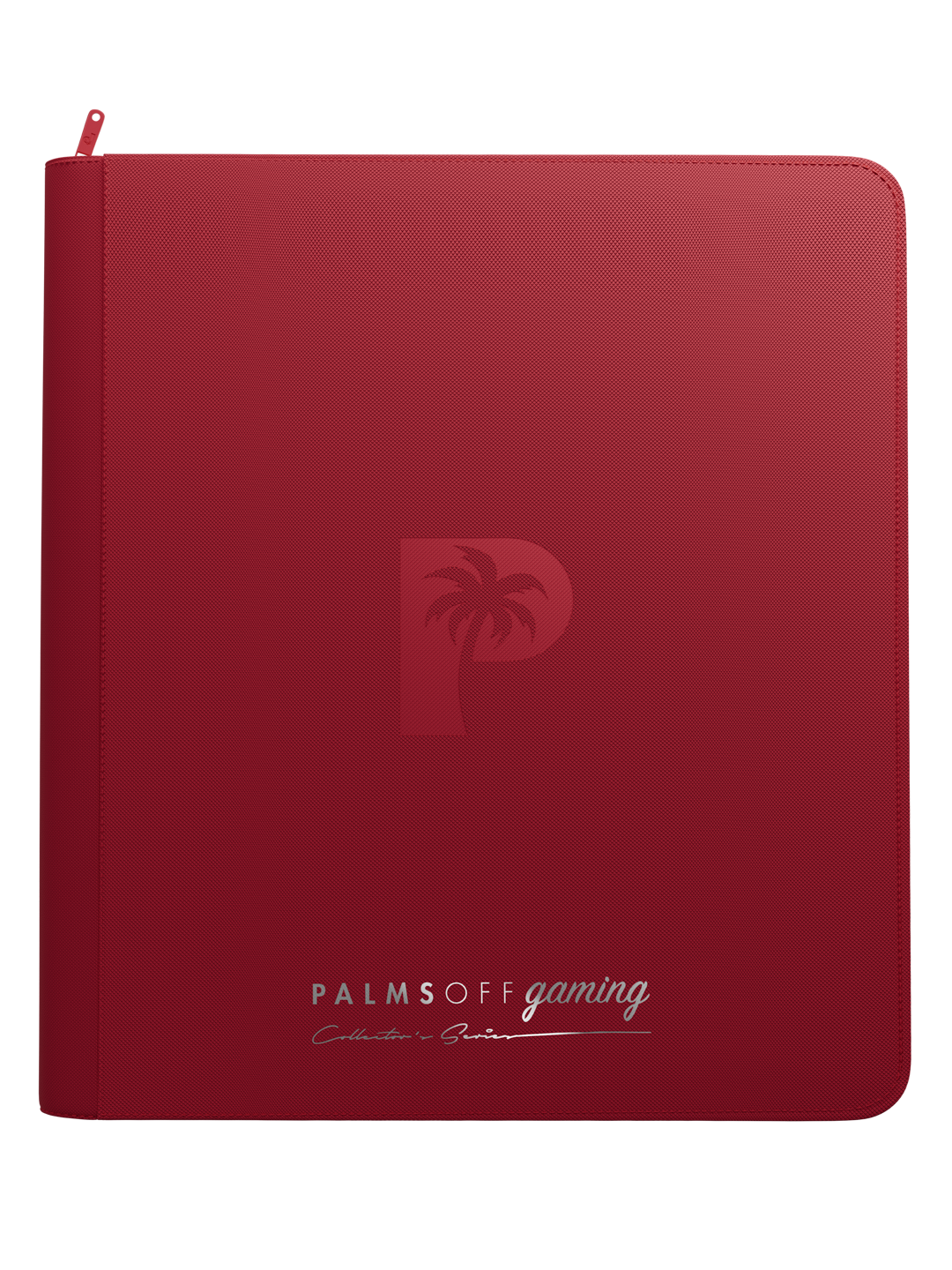 Collector's Series 12 Pocket Zip Binder - Red